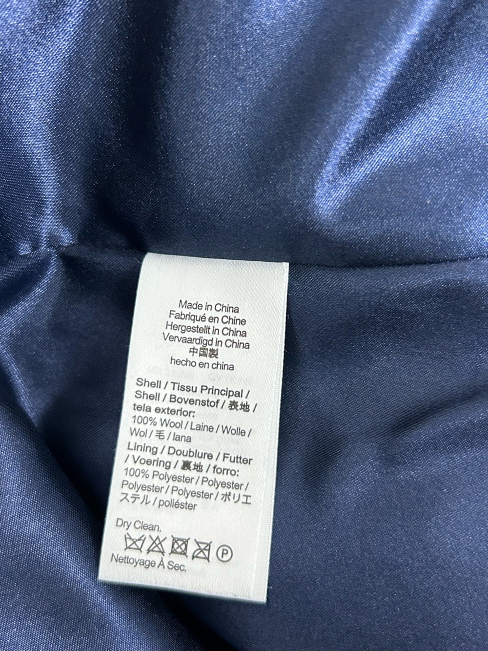 J.Crew Leighton Italian Boiled Wool Black  Blazer Jacket - Picture 10 of 13